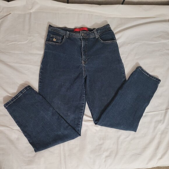 Gloria Vanderbilt Blue Jeans Womens Size 12S - Picture 1 of 15